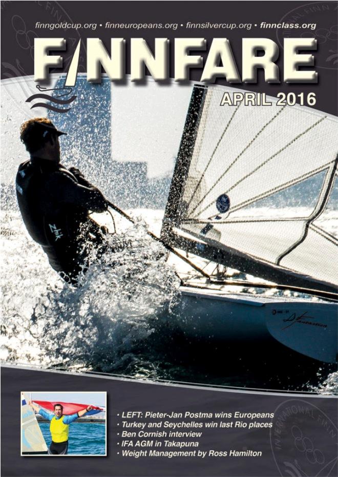 Josh Junior featured on the cover of the April 2016 edition of FINNFARE ©  Robert Deaves